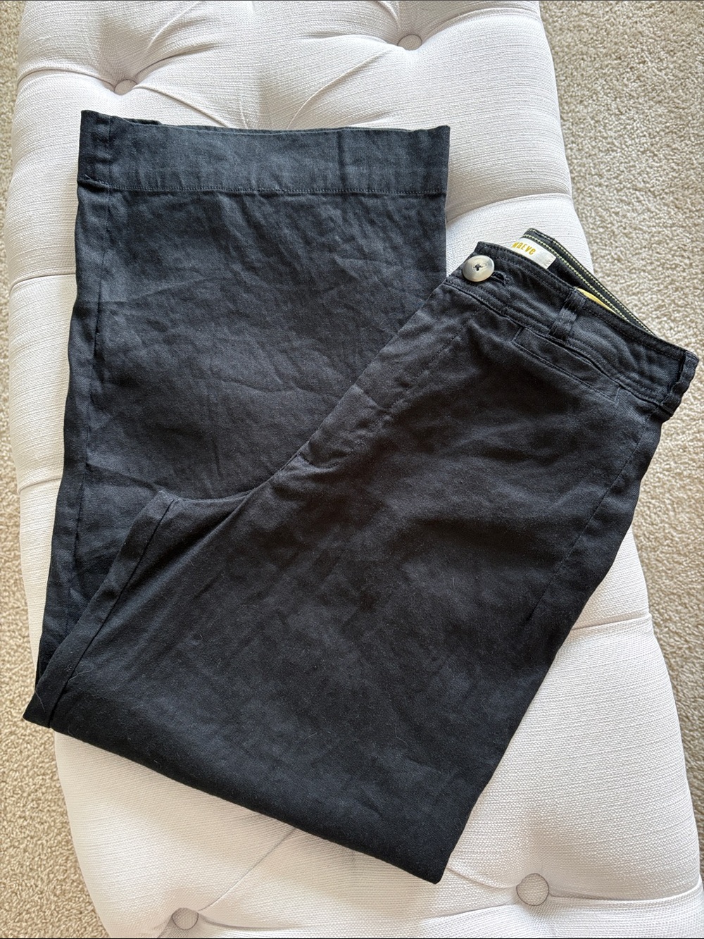 Maeve Anthropologie black Chino Pants